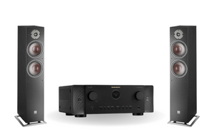 Marantz Cinema 60 7.2 surround receiver + Dali Oberon 7 vloerstaande speakers - zwart
