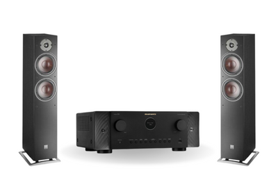 Marantz Cinema 60 7.2 surround receiver + Dali Oberon 7 vloerstaande speakers - zwart