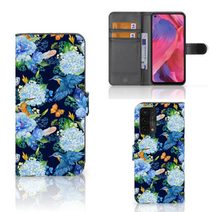 Telefoonhoesje met Pasjes voor OPPO A54 5G | A74 5G | A93 5G IJsvogel