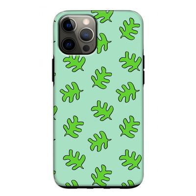 Groene blaadjes: iPhone 12 Pro Tough Case