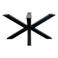 Stalen matrix zwart spinpoot 48 bij 54 cm en hoogte 37 cm (5 x 5 cm)