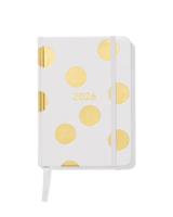 051 Agenda 2026 A6 PU Stippen Goud