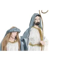 Kerststal set Home ESPRIT Blauw Wit 27 x 24 x 50 cm
