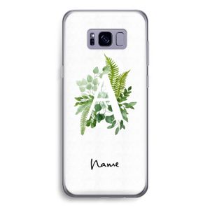 Green Brush: Samsung Galaxy S8 Transparant Hoesje