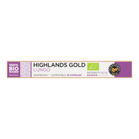 Highlands Gold Lungo - 10 koffiecups