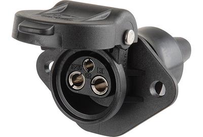HERTH+BUSS 3-pin socket outlet plastic