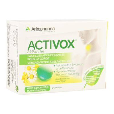 Activox Verzachtend Keel Munt-eucalyptus Past 24