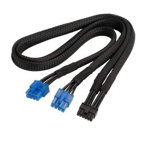 SilverStone Voedingskabel SST-PP12-PCIE kabel 55 centimeter