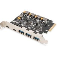 Digitus DS-30222 interfacekaart/-adapter Intern USB 3.2 Gen 2 (3.1 Gen 2), USB Type-C Digitus DS-30222 interfacekaart/-adapter Intern USB 3.2 Gen 2 (3.1 Gen 2), USB Type-C