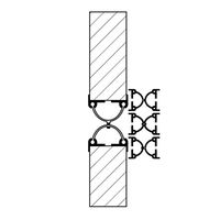 DEURNAALDPROF.PVC 60MM 2500MM