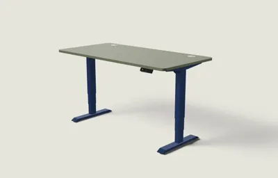 Desktronic HomePro bureau Diepblauw / Olijfgroen / 160x80 cm