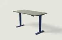 Desktronic HomePro bureau Diepblauw / Olijfgroen / 160x80 cm