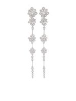 Annoushka boucles d'oreilles Marguerite en or blanc 18ct serties de diamants - Argent