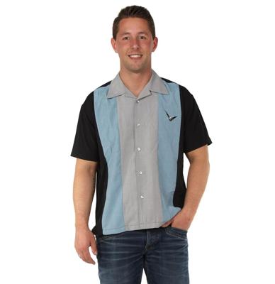 Atomic Mad Men Button Up Shirt Black-XXL