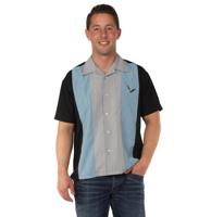 Atomic Mad Men Button Up Shirt Black-XXL