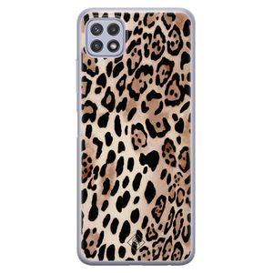 Samsung Galaxy A22 5G siliconen hoesje - Golden wildcat