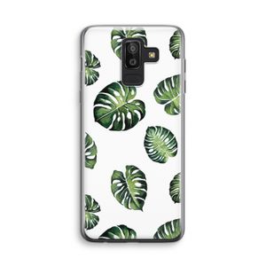 Tropische bladeren: Samsung Galaxy J8 (2018) Transparant Hoesje