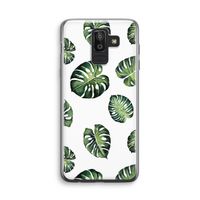 Tropische bladeren: Samsung Galaxy J8 (2018) Transparant Hoesje