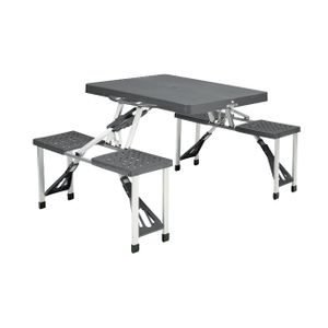 Easy Camp 670410 tuintafel Zwart, Zilver Rechthoekige vorm