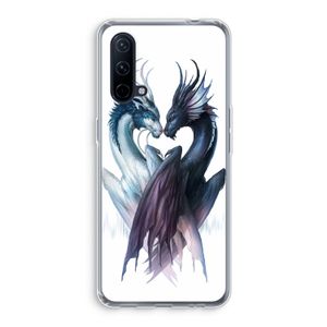 Yin Yang Dragons: OnePlus Nord CE 5G Transparant Hoesje