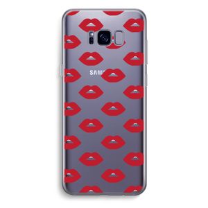 Lips: Samsung Galaxy S8 Plus Transparant Hoesje