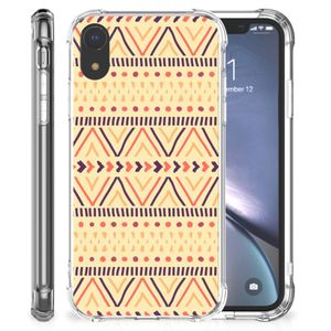 Apple iPhone Xr Doorzichtige Silicone Hoesje Aztec Yellow