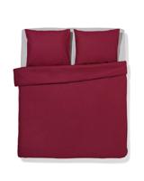 HEMA Dekbedovertrek 240x200/220cm zacht katoen rood (rood)