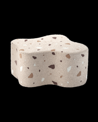 Poef Cloud Terrazzo Sand