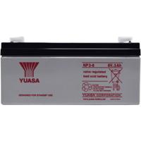 Yuasa NP3-6 Loodaccu 6 V 3 Ah Loodvlies (AGM) (b x h x d) 134 x 64 x 34 mm Kabelschoen 4.8 mm Onderhoudsvrij
