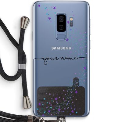 Sterren: Samsung Galaxy S9 Plus Transparant Hoesje met koord