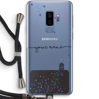 Sterren: Samsung Galaxy S9 Plus Transparant Hoesje met koord