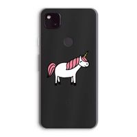 Eenhoorn: Google Pixel 4a 5G Transparant Hoesje Eenhoorn: Google Pixel 4a 5G Transparant Hoesje