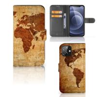 iPhone 12 | 12 Pro (6.1") | Flip Cover | Wereldkaart