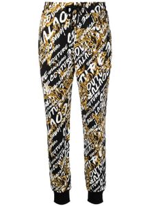 Versace Jeans Couture pantalon de jogging à motif monogrammé - Noir