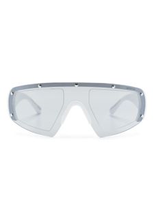 Moncler Eyewear lunettes de soleil oversize Cycliste - Blanc