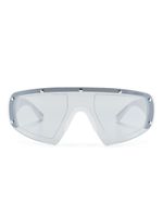 Moncler Eyewear lunettes de soleil oversize Cycliste - Blanc