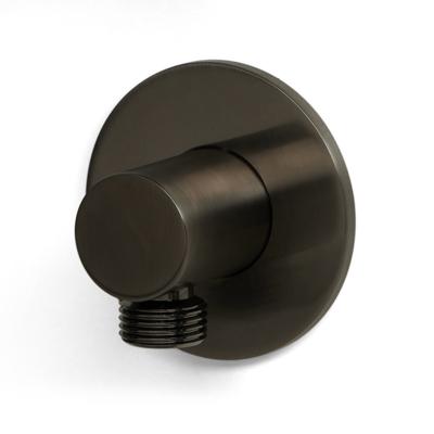 Blue Label Brondby aansluitbocht 1/2 voor thermostaatkraan 3-weg messing Gunmetal PVD
