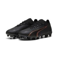 PUMA Ultra Match Gras / Kunstgras Voetbalschoenen (MG) Zwart Brons Donkergrijs - thumbnail