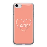Best heart: iPhone 8 Transparant Hoesje