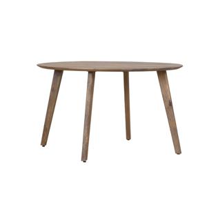 Eettafel Oslo Mangohout Rond 130cm - Giga Meubel