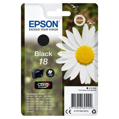 Originele inktcartridge Epson C13T18014012 Zwart