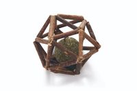 Beeztees catnip bal in Matatabi bal kattenspeelgoed 7x7x7 cm Beeztees catnip bal in Matatabi bal kattenspeelgoed 7x7x7 cm