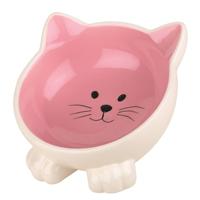 Happy pet Happy pet voerbak kat orb roze / creme - thumbnail