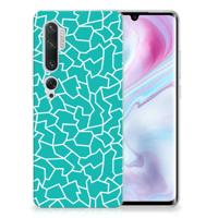 Xiaomi Mi Note 10 Pro | Hoesje maken | Cracks Blue