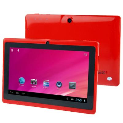 Tablet PC 7.0 inch 512 MB + 8 GB Android 4.0 Allwinner A33 Quad Core 1.5GHz(Red)