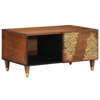 Salontafel Honingbruin 80 x 50 x 40 cm massief mangohout