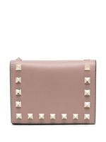 Valentino Garavani portefeuille pliant Rockstud - Rose