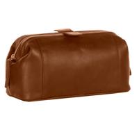 Chesterfield Leren Toilettas met Beugel Vince Cognac