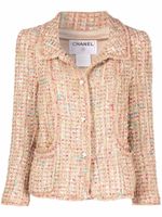 CHANEL Pre-Owned veste en tweed (2004) - Tons neutres - thumbnail