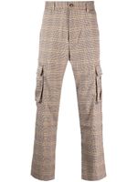 Pleasures pantalon cargo Origins à carreaux - Marron